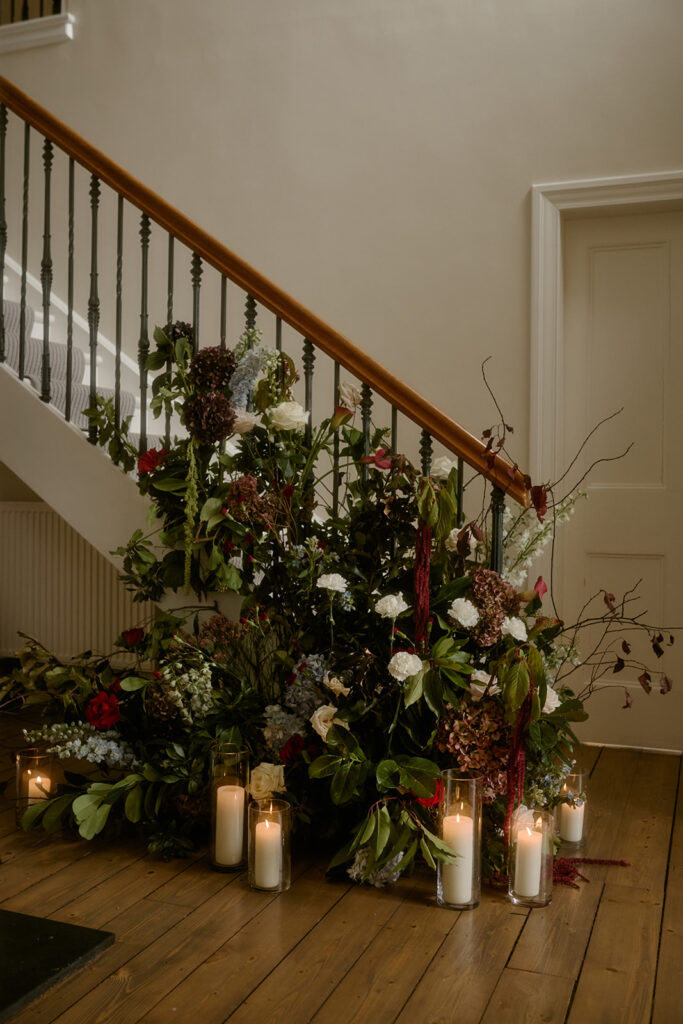 wedding reception styling Scotland