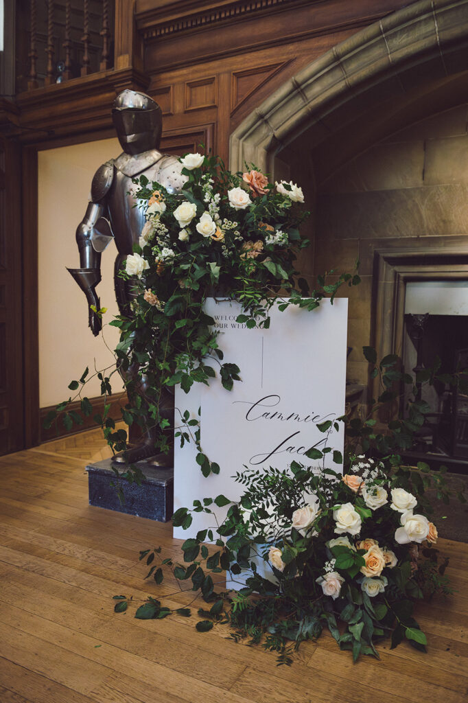 luxury wedding florist Scotland